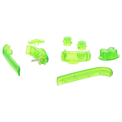 Replacement Button Set For Nintendo Game Boy Advance - Clear Green | ZedLabz