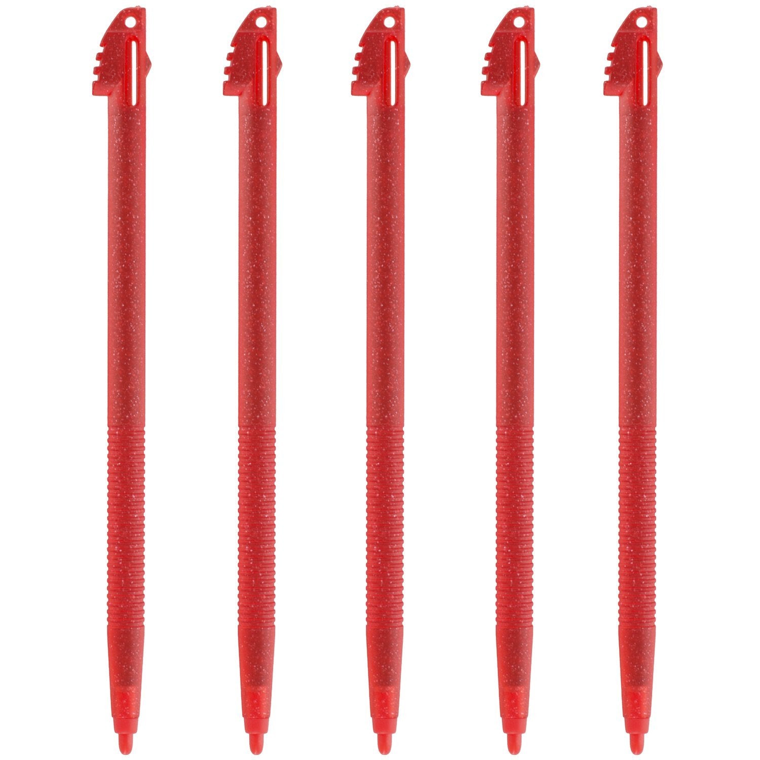 Starter kit for 3DS XL Nintendo stylus, protective screen & console cover - Glitter Red | ZedLabz - 3