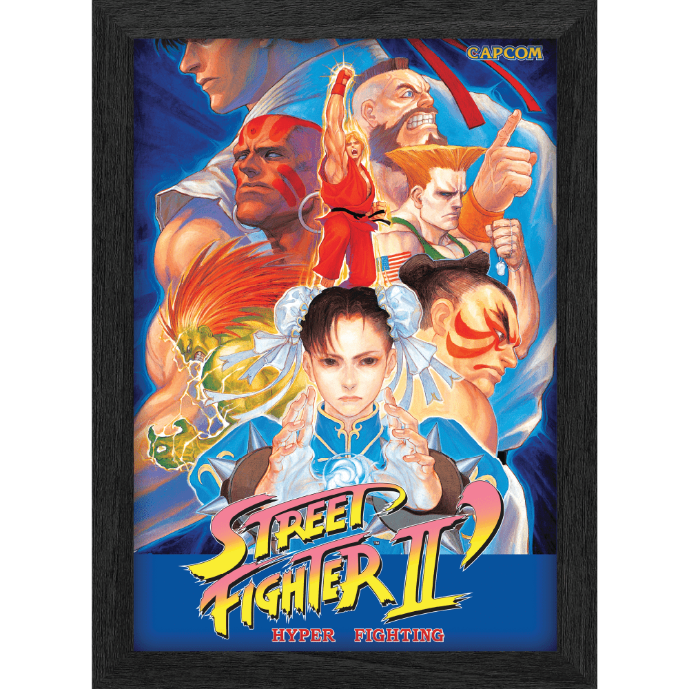 Street Fighter Poster Cover Frame Street Fighter Poster Cover Frame