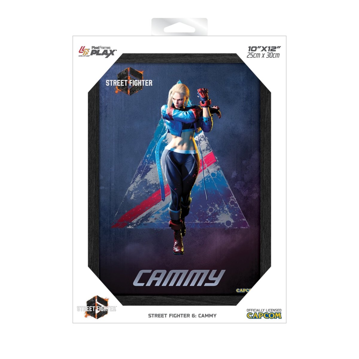 Street Fighter 6 Cammy Plax lenticular frame 3D wall art officially licensed 10"x12" inch (23x30cm) | Pixel Frames - 2