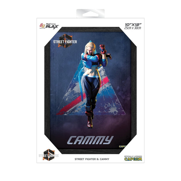 Street Fighter 6 Cammy Plax lenticular frame 3D wall art officially licensed 10"x12" inch (23x30cm) | Pixel Frames