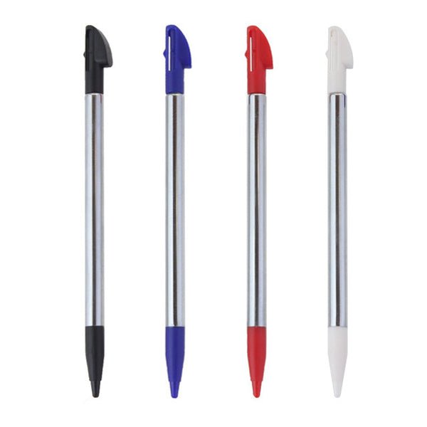 Stylus for 3DS XL Nintendo metal extendable - 4 pack multi colour | ZedLabz - 1