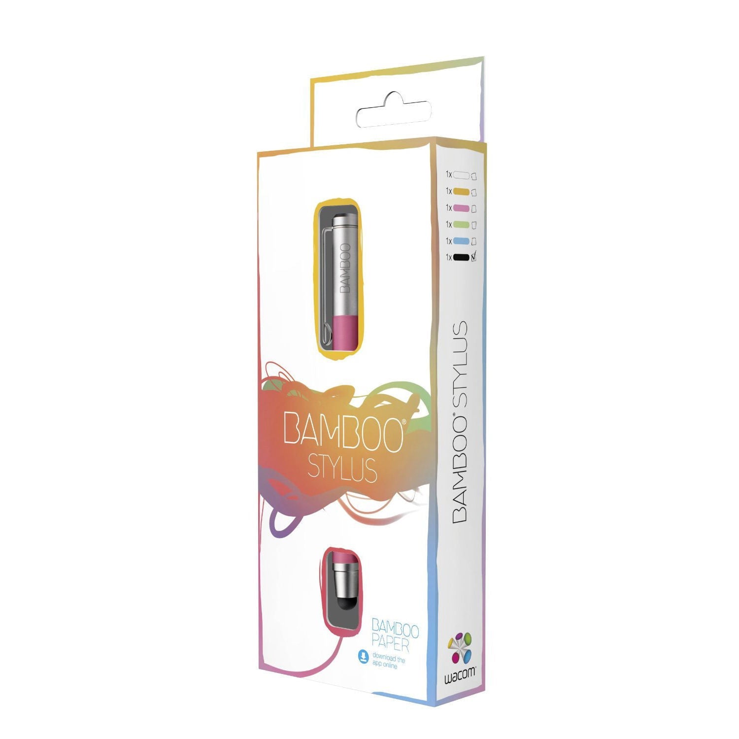 Stylus for iPad iPhone Samsung Galaxy Nexus Tablet - Bamboo Pink | Wacom - 3