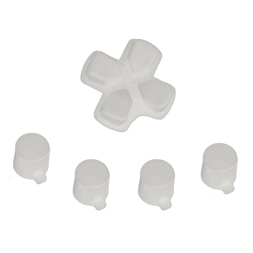 Replacement D-pad & Action Button Set For Sony PS4 Controllers - White | ZedLabz