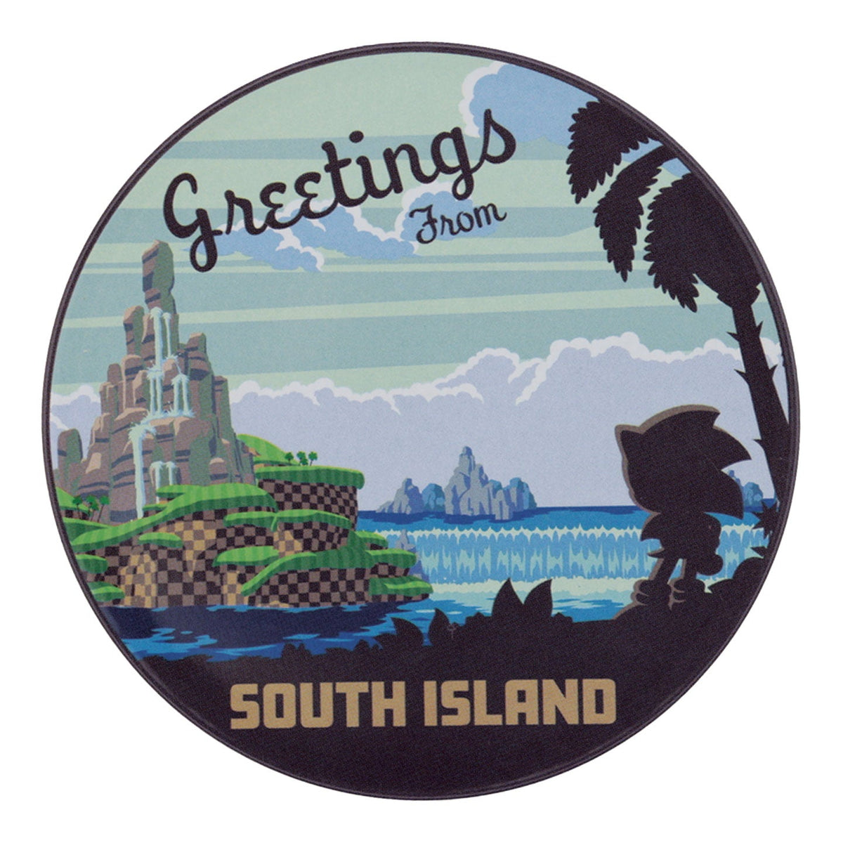Sonic the Hedgehog Set of 4 Location Coasters | Fanattik