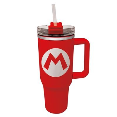 Super Mario Mario icon stainless steel tumbler 40oz 1200ml | Pyramid