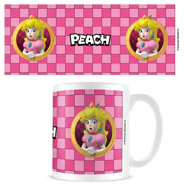 Super Mario Peach 3D port official mug 11oz/315ml white ceramic | Pyramid - 1
