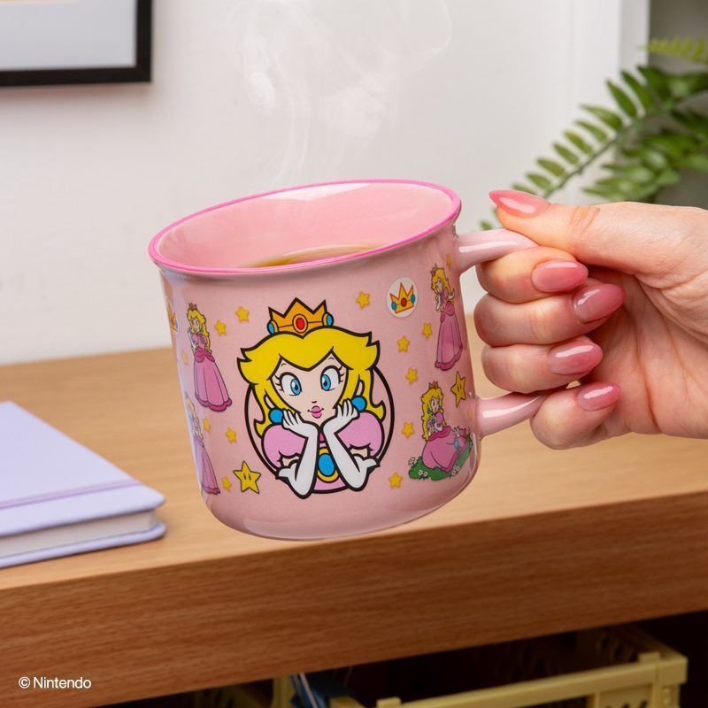 Super Mario Princess Peach Heat Change Mug | Paladone - 2