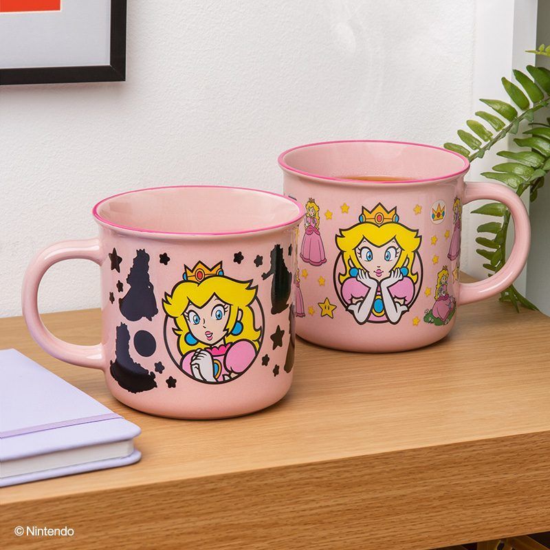 Super Mario Princess Peach Heat Change Mug | Paladone - 1