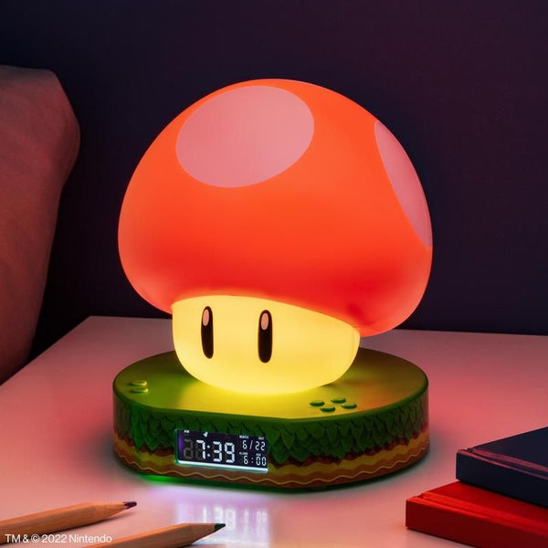 Super Mario Super Mushroom Digital Alarm Clock | Paladone