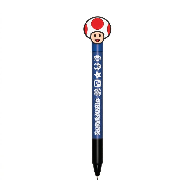 Super Mario Toad 2D spinning topper ballpoint pen | Pyramid