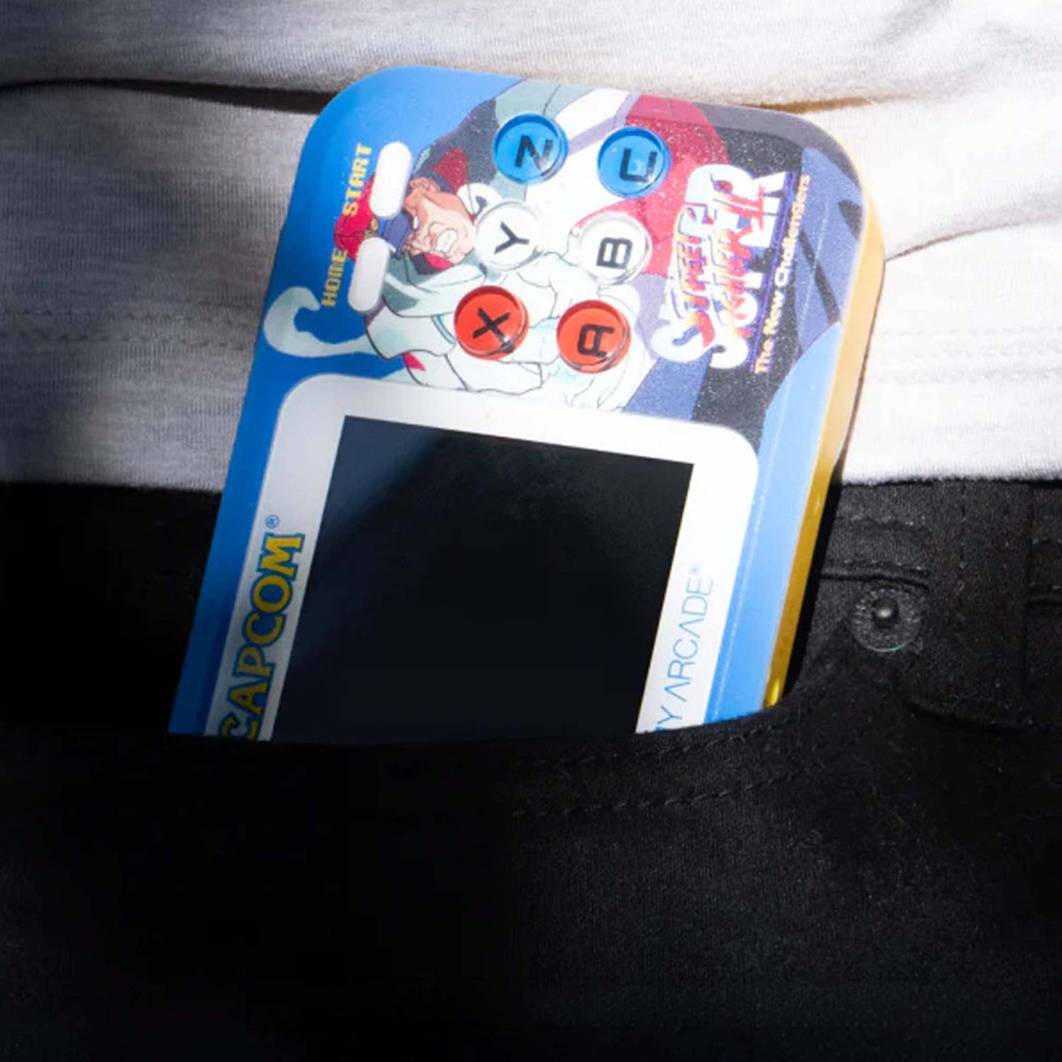 Super Street Fighter II Pocket Player Pro handheld with 2 games | My Arcade - 2