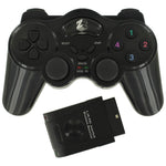 Controller for Sony PS2 & PS1 wireless RF double shock vibration | ZedLabz