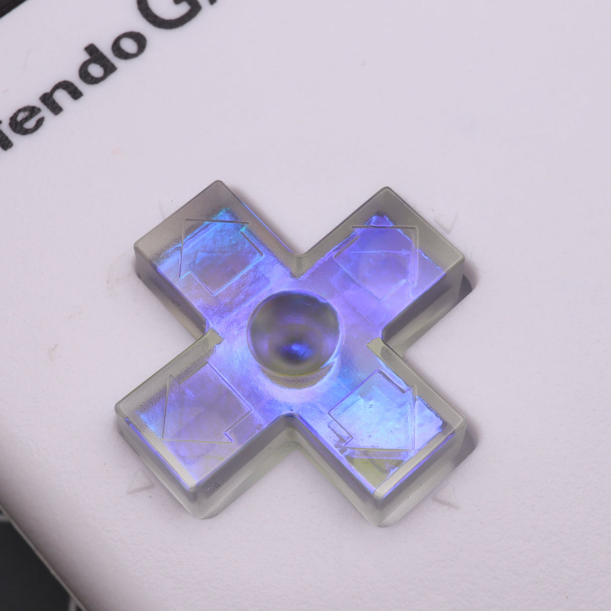Hand cast custom resin buttons for Nintendo NES controller NES-004 (also fits Game Boy DMG-01) - Midnight Opal | Lab Fifteen Co