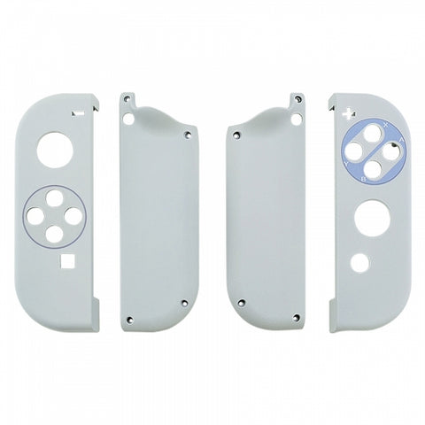 Housing shell for Nintendo Switch Joy-Con controller hard casing replacement soft touch SNES edition - light grey | ZedLabz