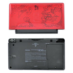 Full housing shell for Nintendo DS Lite console complete casing repair kit replacement - Red & Black dragon | ZedLabz