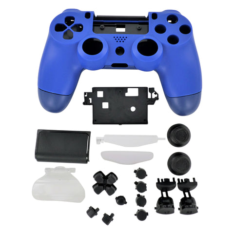 Housing shell for PS4 Slim Pro controller ZCT2 JDM-040 complete replacement - Blue & Black | ZedLabz