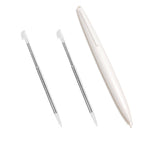 Large & Metal Extendable Stylus Pen Set For Nintendo Wii U GamePad - 3 Pack White | ZedLabz
