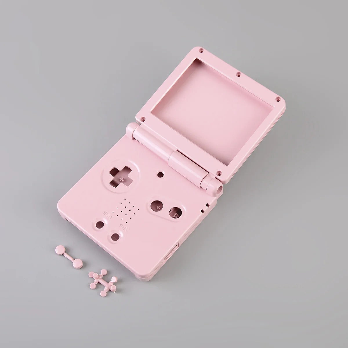 IPS ready shell for Nintendo Game Boy Advance SP modified no cut replacement housing GBA SP AGS - Mirror clear | Funnyplaying