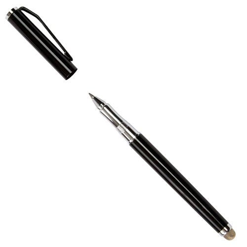 Tablet stylus Micro Knit 2 in 1 soft touch replacement - Black | ZedLabz