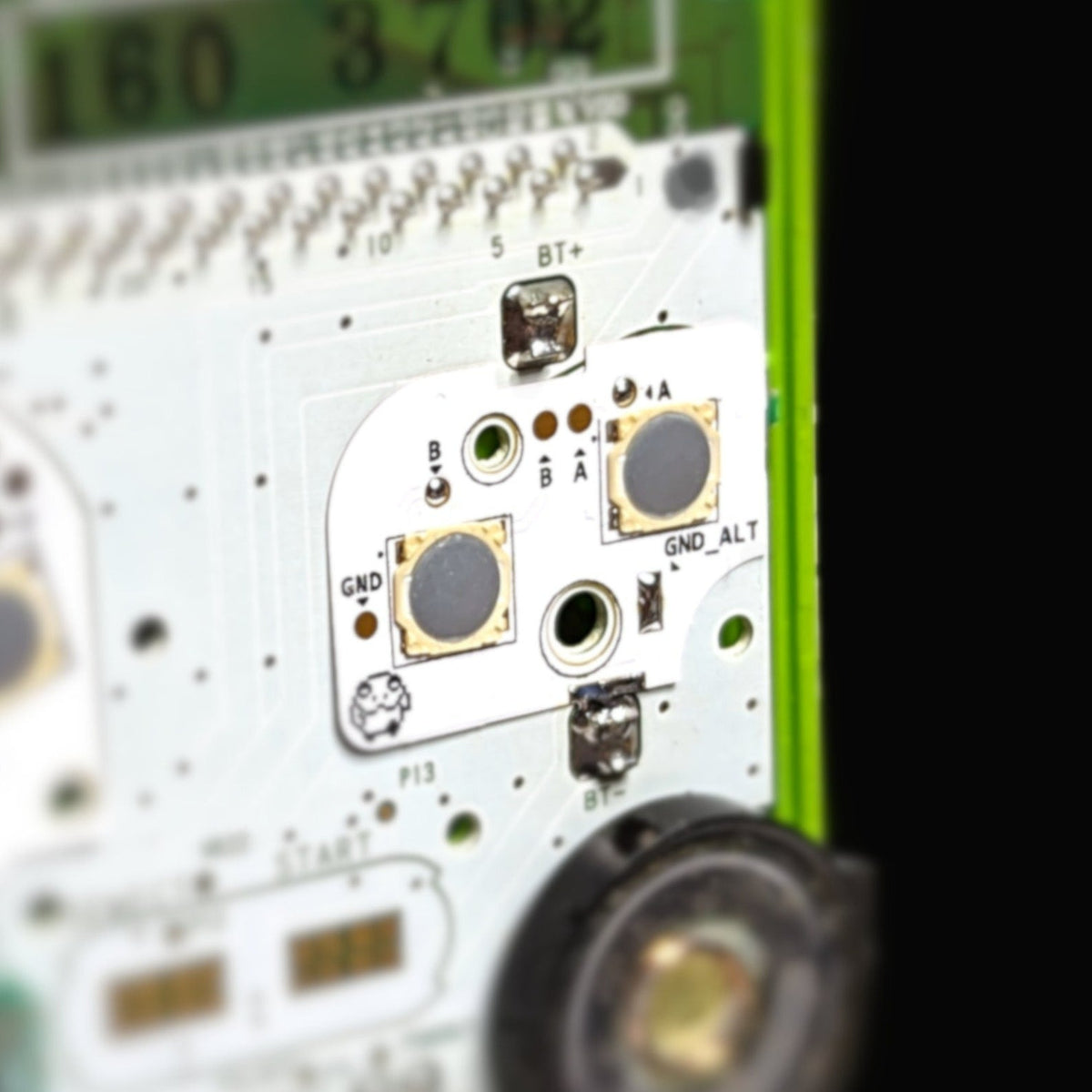 Tactile buttons mod for GBC clicky A B D-pad no wires | FroggoCustoms