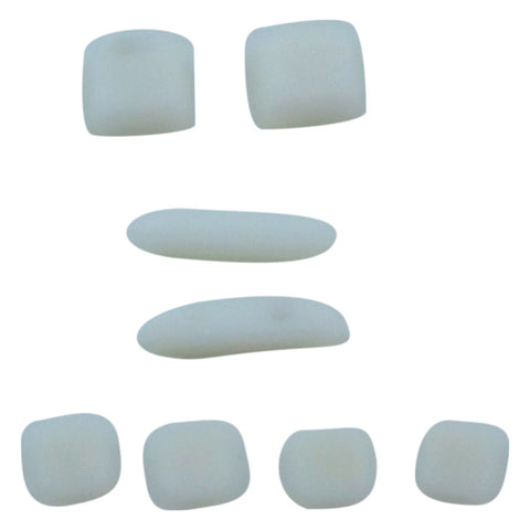 Feet and screw cover set for DS Lite console rubber silicone with adhesive replacement - Grey | ZedLabz