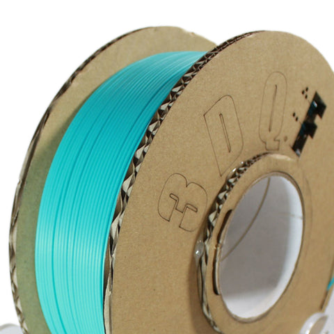 3D printer PLA filament 1.75mm 1KG roll - UK made eco friendly - Aqua blue | 3DQF