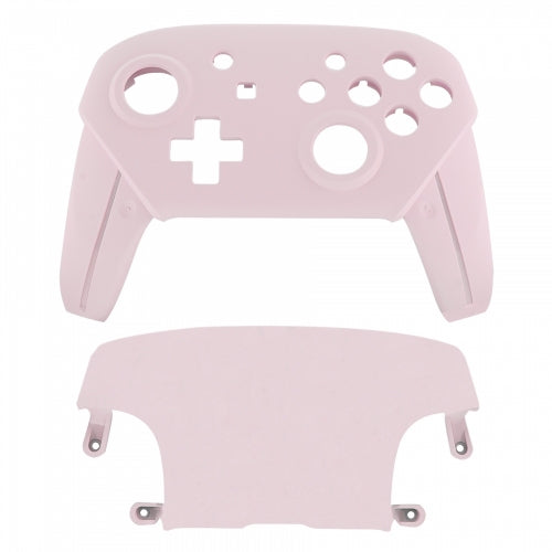 Replacement housing shell for Nintendo Switch Pro controllers front & back cover hard soft touch - Light Pink | ZedLabz