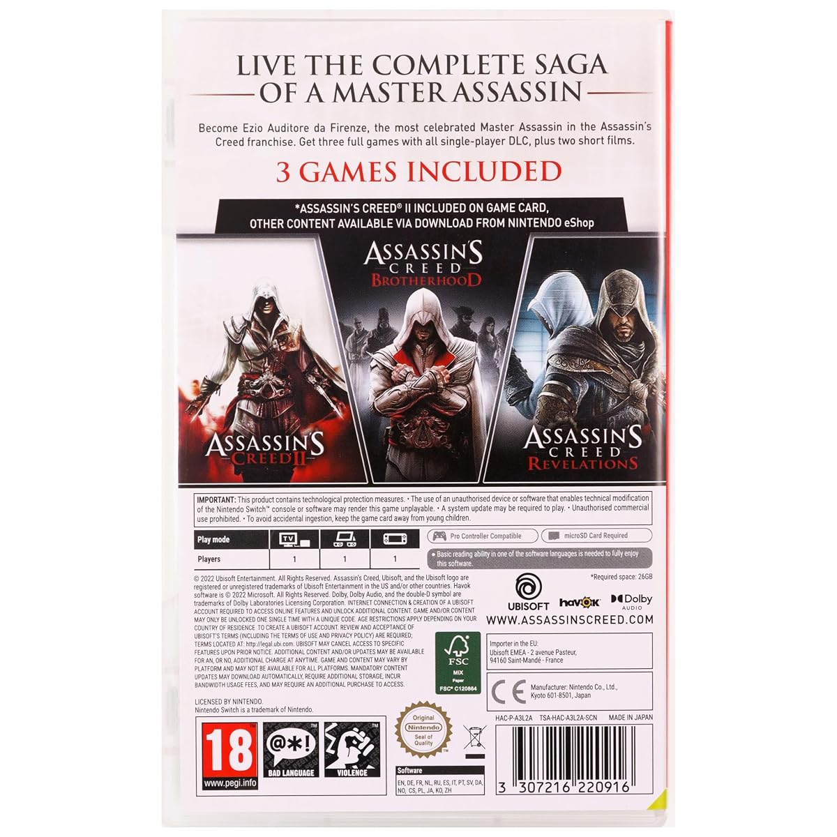 Assassin's Creed: The Ezio Collection for Nintendo Switch | Ubisoft
