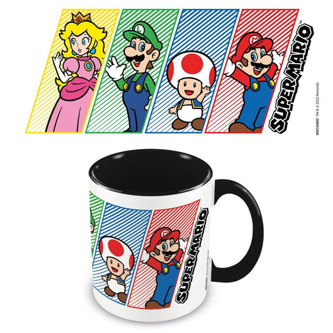 Super Mario 4 Character official Mug 11oz/315ml black & white | Pyramid