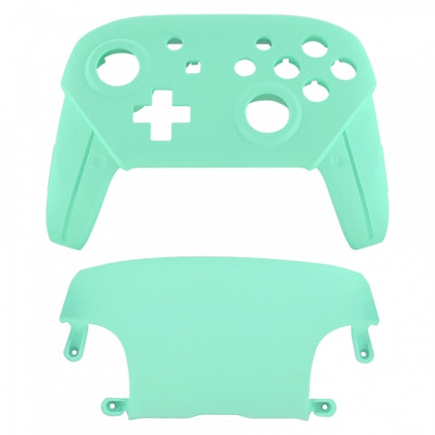 Replacement housing shell for Nintendo Switch Pro controllers front & back cover hard soft touch - Mint Green | ZedLabz