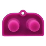 Conductive Silicone Button Contacts For Nintendo Game Boy Advance - Plum Purple | ZedLabz
