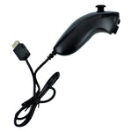 Controller for Nintendo Wii wireless Motion Plus with Nunchuk, silicone sleeve & wrist strap - Black | ZedLabz