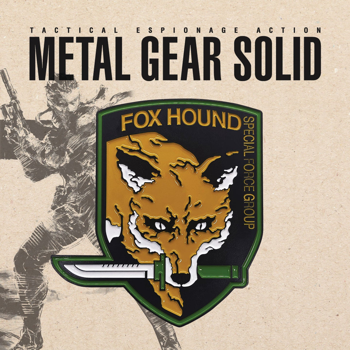 Metal Gear Solid FOXHOUND Insignia Limited Edition Ingot | Fanattik