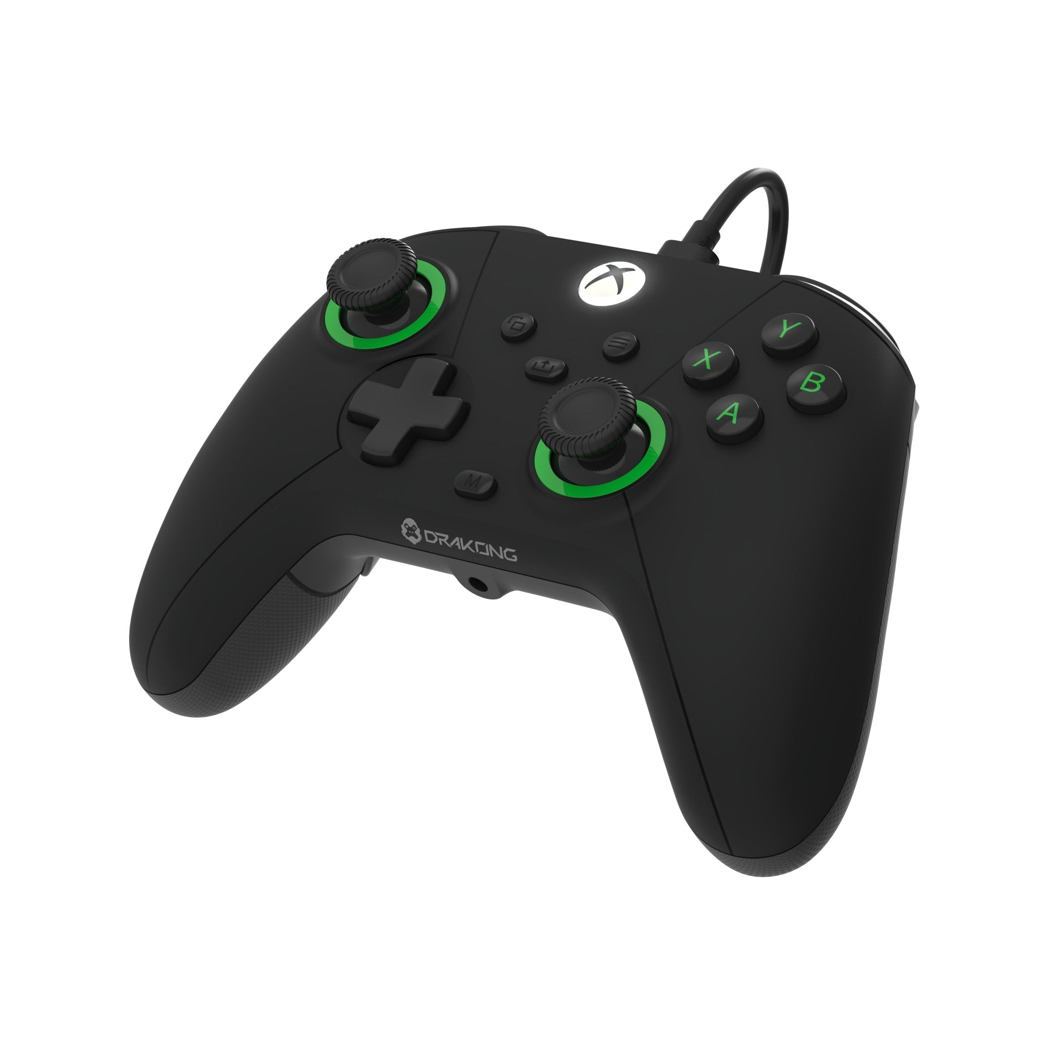 The Challenger Wired Controller for XBOX Series X|S, XBOX One, Windows 10|11 - Black | Drakong 