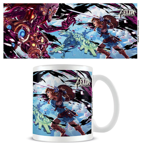 The Legend of Zelda: Breath of the Wild vs Phantom official mug 11oz/315ml white ceramic | Pyramid - 1