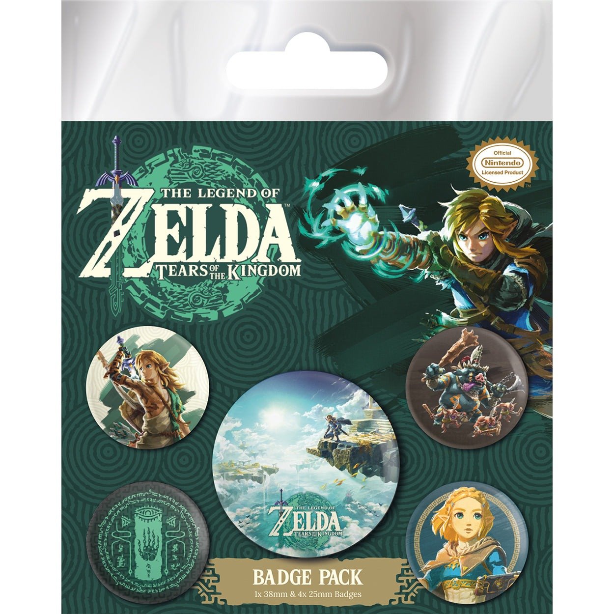 The Legend Of Zelda Hyrule skies official badge pack of 5 | Pyramid - 1