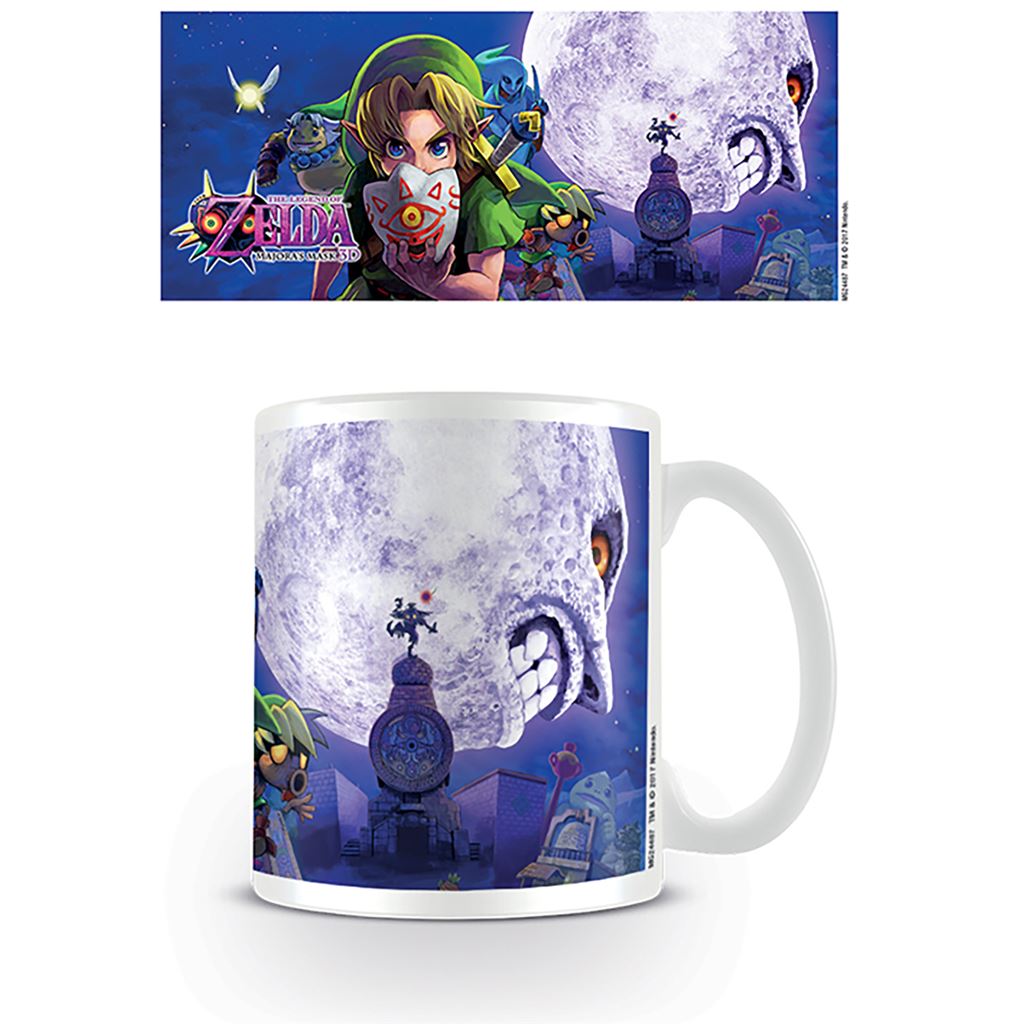 The Legend of Zelda Majora's Mask moon official mug 11oz/315ml white ceramic | Pyramid - 1