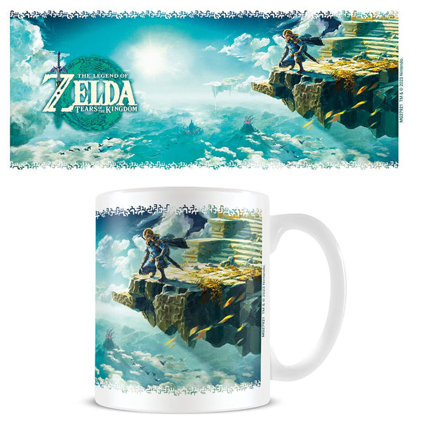 The Legend of Zelda: Tears of the Kingdom Hyrule skies official mug 11oz/315ml white ceramic | Pyramid - 1