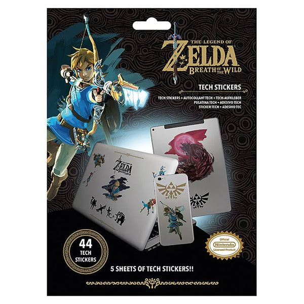 The Legend of Zelda tech sticker set for laptops consoles accessories | Pyramid