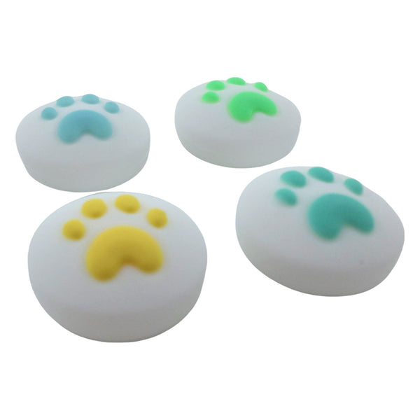 Thumb grips for Nintendo Switch Lite & Joy-Con Animal Crossing style - 4 pack multi colour paws | ZedLabz