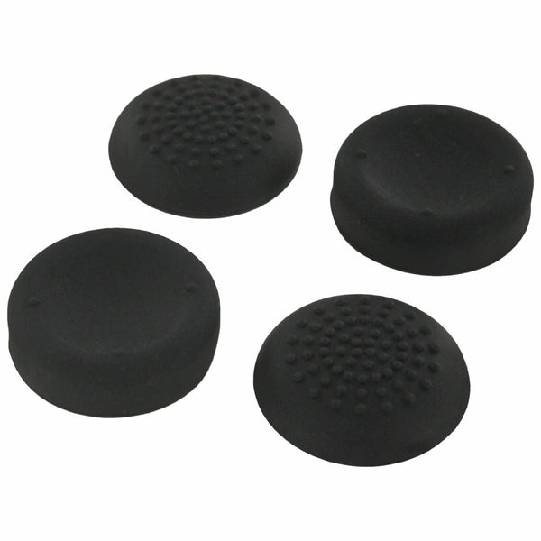 Thumb grips for Sony PS4 controller Playstation 4 silicone grip convex & concave stick caps - 4 pack Black | ZedLabz