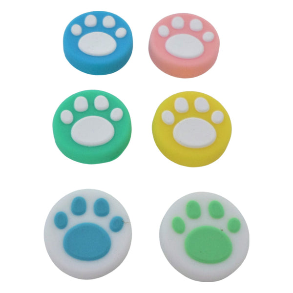 Thumb grips for Switch Lite & Joy-Con Animal Crossing edition paws silicone caps - 6 pack | ZedLabz
