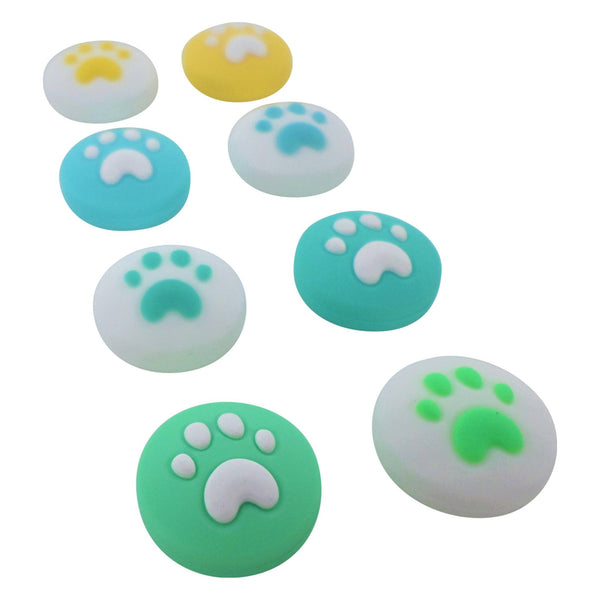 Thumb grips for Switch Lite & Switch Joy-Con silicone stick caps - 8 pack Animal Crossing edition paws | ZedLabz