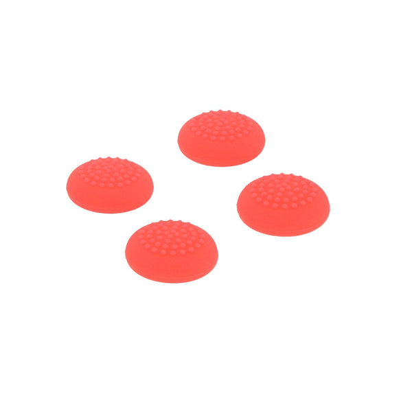 Thumb stick caps for Nintendo Switch Joy-Con controllers dotted silicone grip - 4 pack Red | ZedLabz