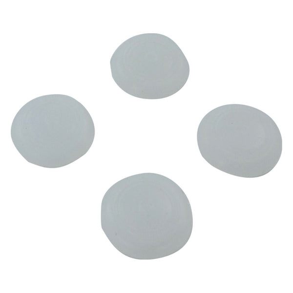 Thumb stick caps for Nintendo Switch Joy-Con controllers silicone rubber - 4 pack Clear | ZedLabz
