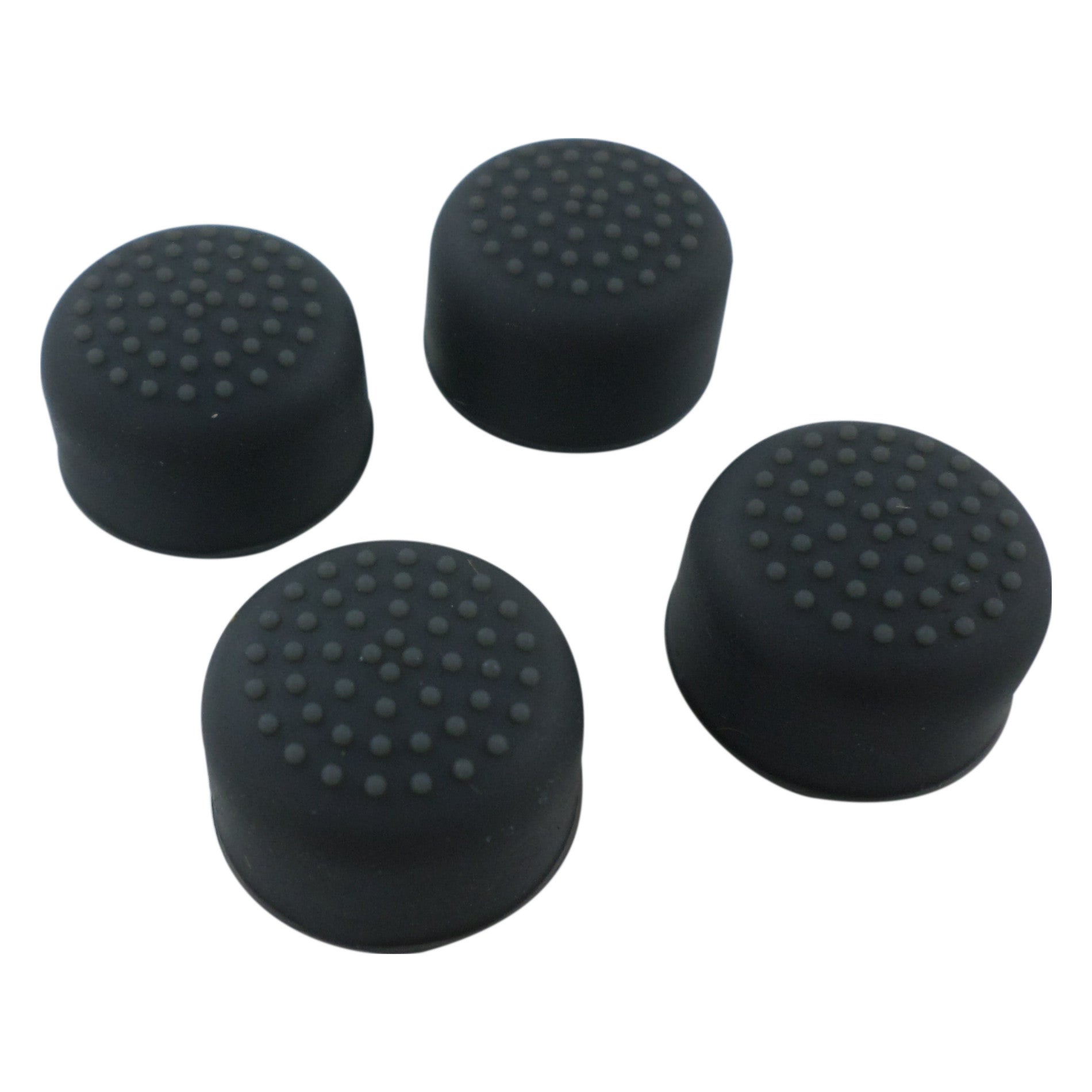 Thumb stick extender caps for Nintendo Switch Joy - Con controllers silicone dotted grip - 4 pack grey | ZedLabz - 1