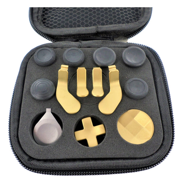 Thumbstick, D-pad & paddle set for Xbox One Elite 2 controller metal magnetic - Gold | ZedLabz