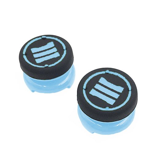 Thumbstick extender grips for Sony PS4 controllers tall XL heavy duty non slip analog thumb cap mod - 2 pack Light Blue | ZedLabz