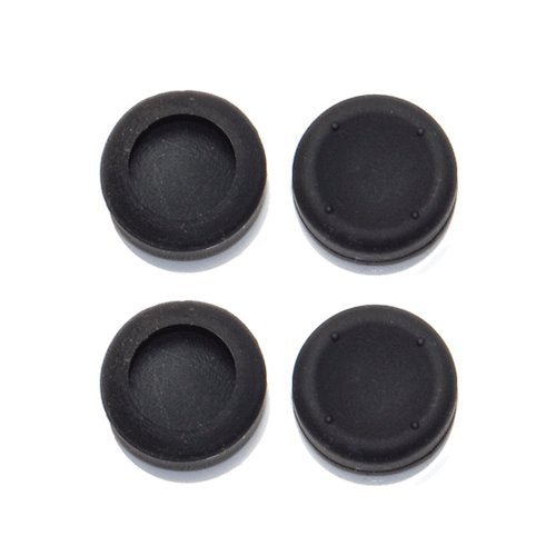 Thumbstick grips for PS3 & Xbox 360 controllers analog concave caps - 4 pack black | ZedLabz